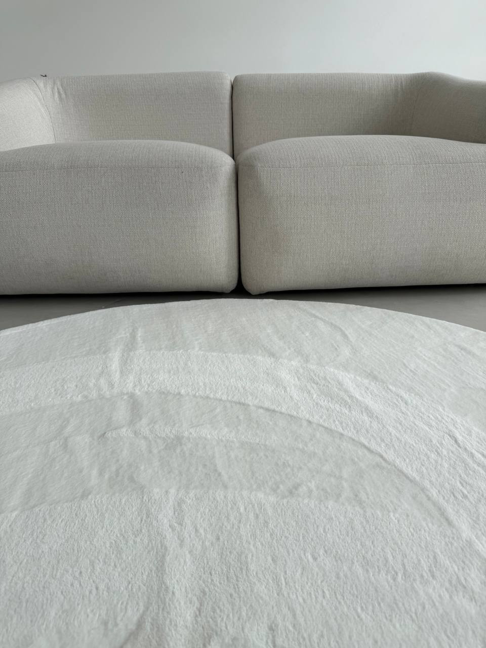 Коврик LAXMI Soft круг (2x2, Cream) — фото 6