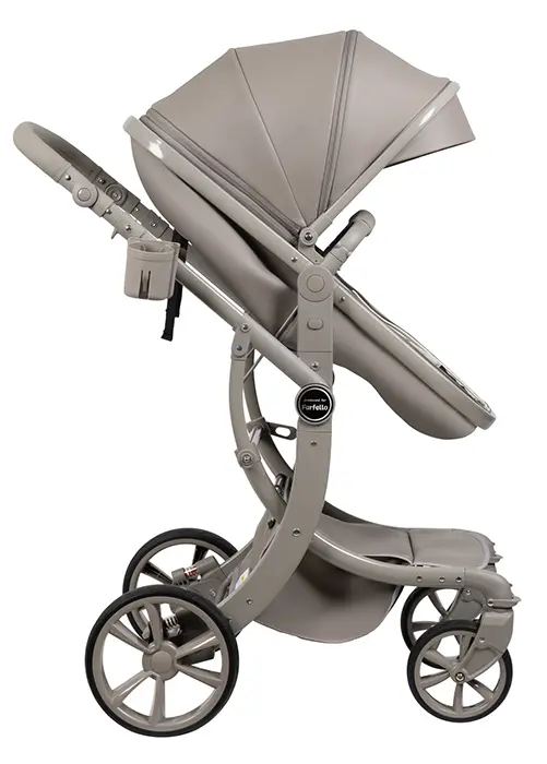 Детская универсальная коляска Aimile Adventurer PU Cosmic Latte / ADV-18 (космический латте) — фото 6