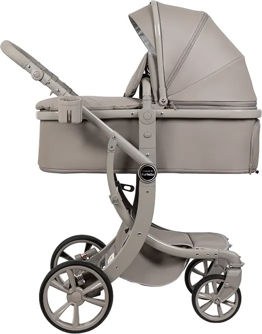 Детская универсальная коляска Aimile Adventurer PU Cosmic Latte / ADV-18 (космический латте) — фото 2