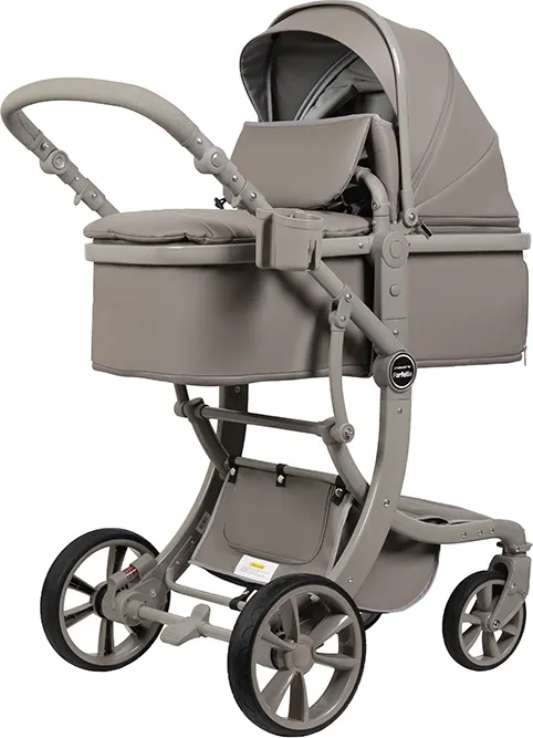 Детская универсальная коляска Aimile Adventurer PU Cosmic Latte / ADV-18 (космический латте) — фото 3