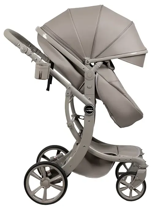 Детская универсальная коляска Aimile Adventurer PU Cosmic Latte / ADV-18 (космический латте) — фото 5