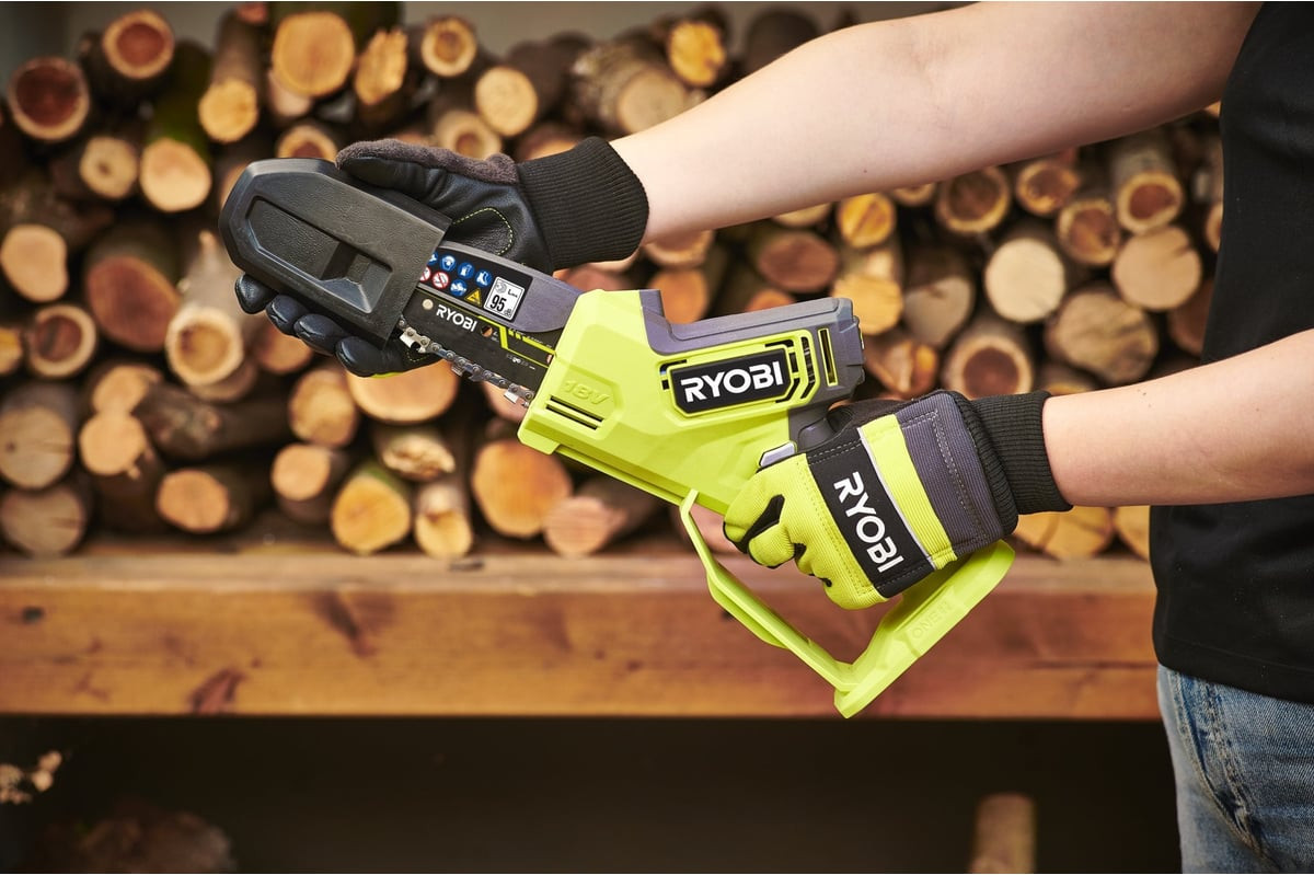 Пила цепная аккумуляторная Ryobi RY18PSX10A-0 / 5133005433 — фото 4