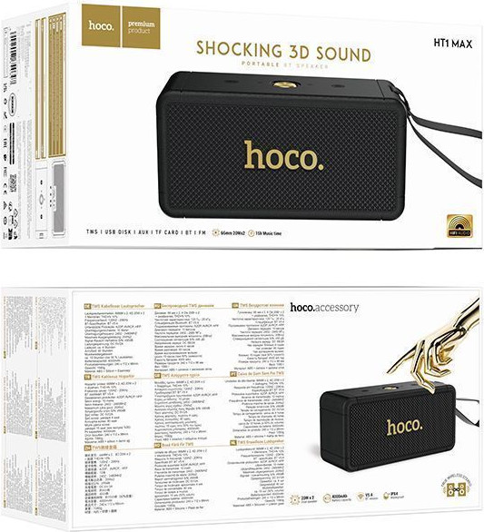 Портативная колонка Hoco HT1 Max (черный) — фото 5