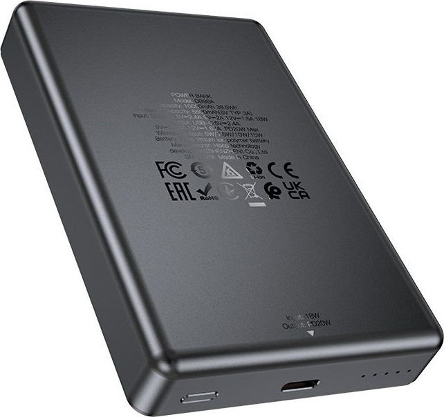 Портативное зарядное устройство Hoco DB98A 10000mAh (металлик) — фото 2