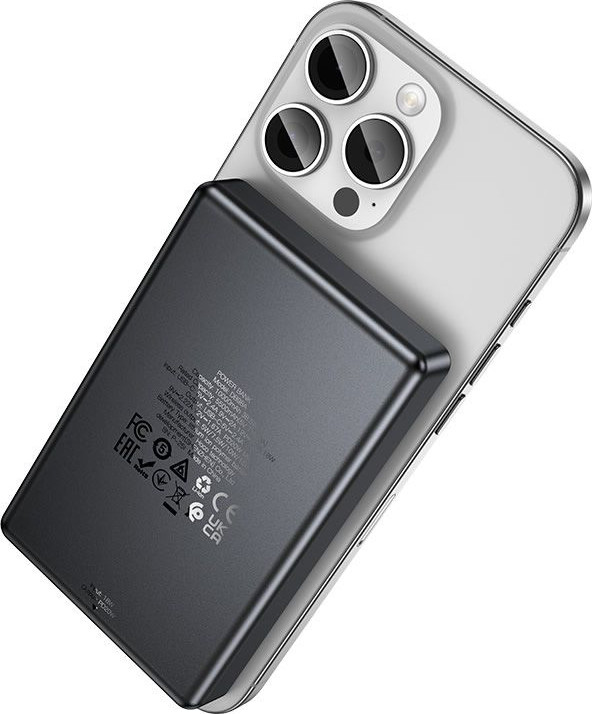 Портативное зарядное устройство Hoco DB98A 10000mAh (металлик) — фото 4