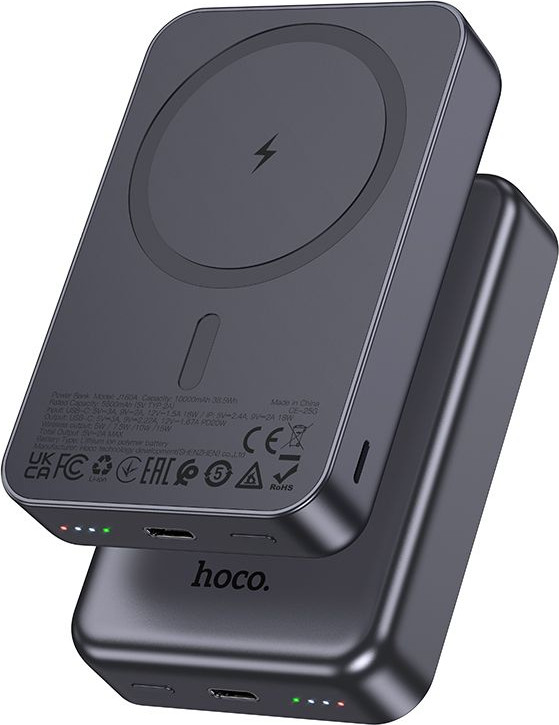 Портативное зарядное устройство Hoco J160A 10000mAh (металлик) — фото 4