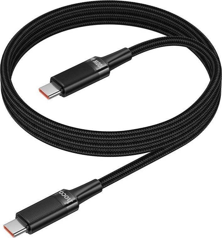 Кабель Hoco U153 Type-C to Type-C (1.2м, черный)