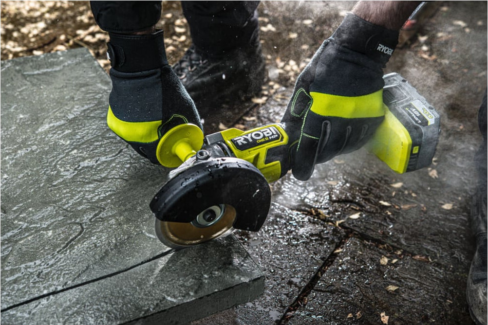 Угловая шлифовальная машина Ryobi RAG18X-1x40SJ / 5133005707 — фото 5