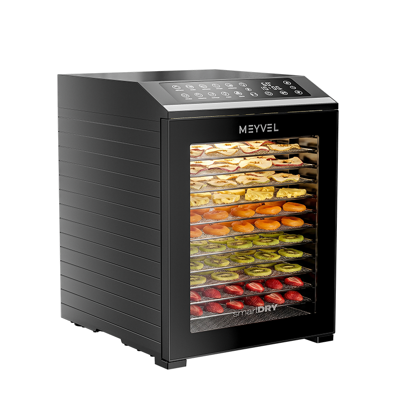 Сушильный шкаф для овощей и фруктов Meyvel MDH14-1P (черный)