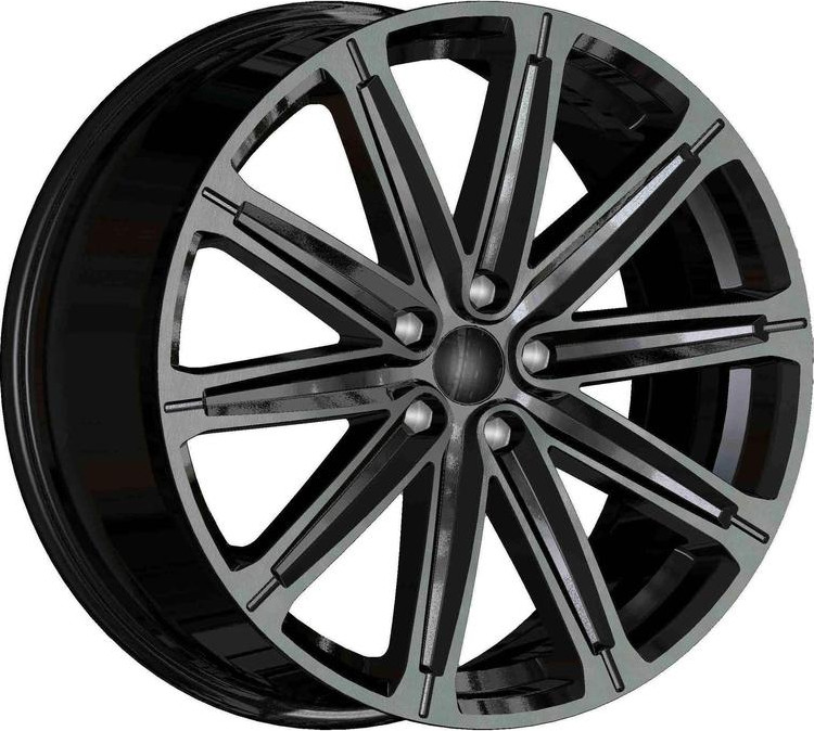 Литой диск Carwel Тара 19x7.5" 5x114.3мм DIA 67.1мм ET 50мм BK