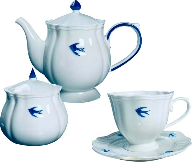 Чайный набор Lenardi Ласточки 164-156 (16пр)