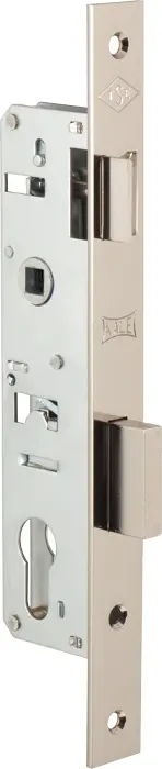 Корпус врезного замка Kale Kilit 153 35мм без от./пл, с защелкой (никель)