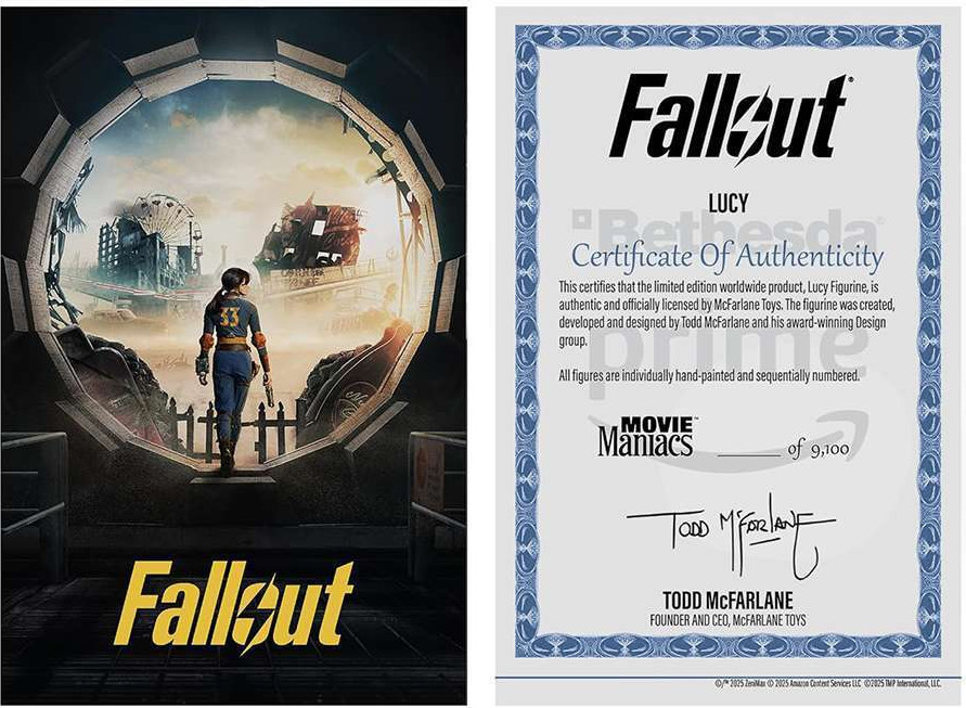 Фигурка коллекционная McFarlane Toys Movie Maniacs. Fallout. Lucy WV3 SSN2 / MFT220 — фото 5