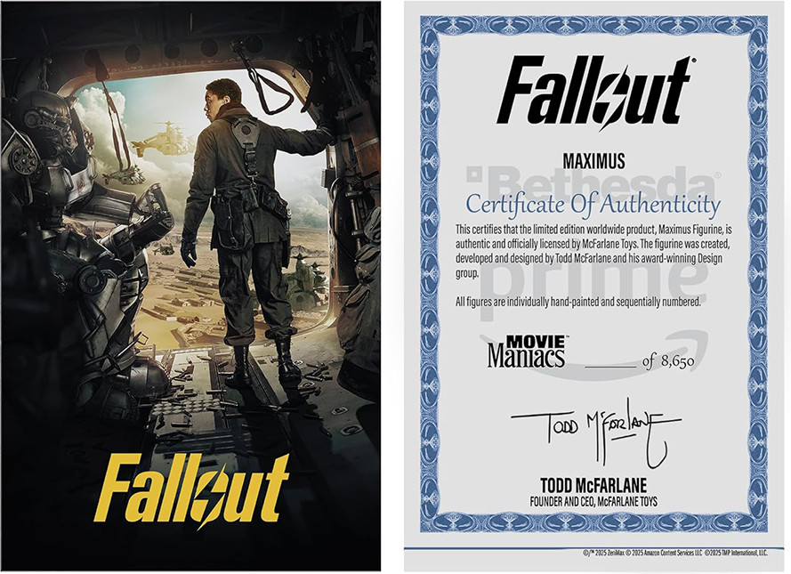 Фигурка коллекционная McFarlane Toys Movie Maniacs. Fallout. Maximus WV3 SSN2 / MFT219 — фото 6