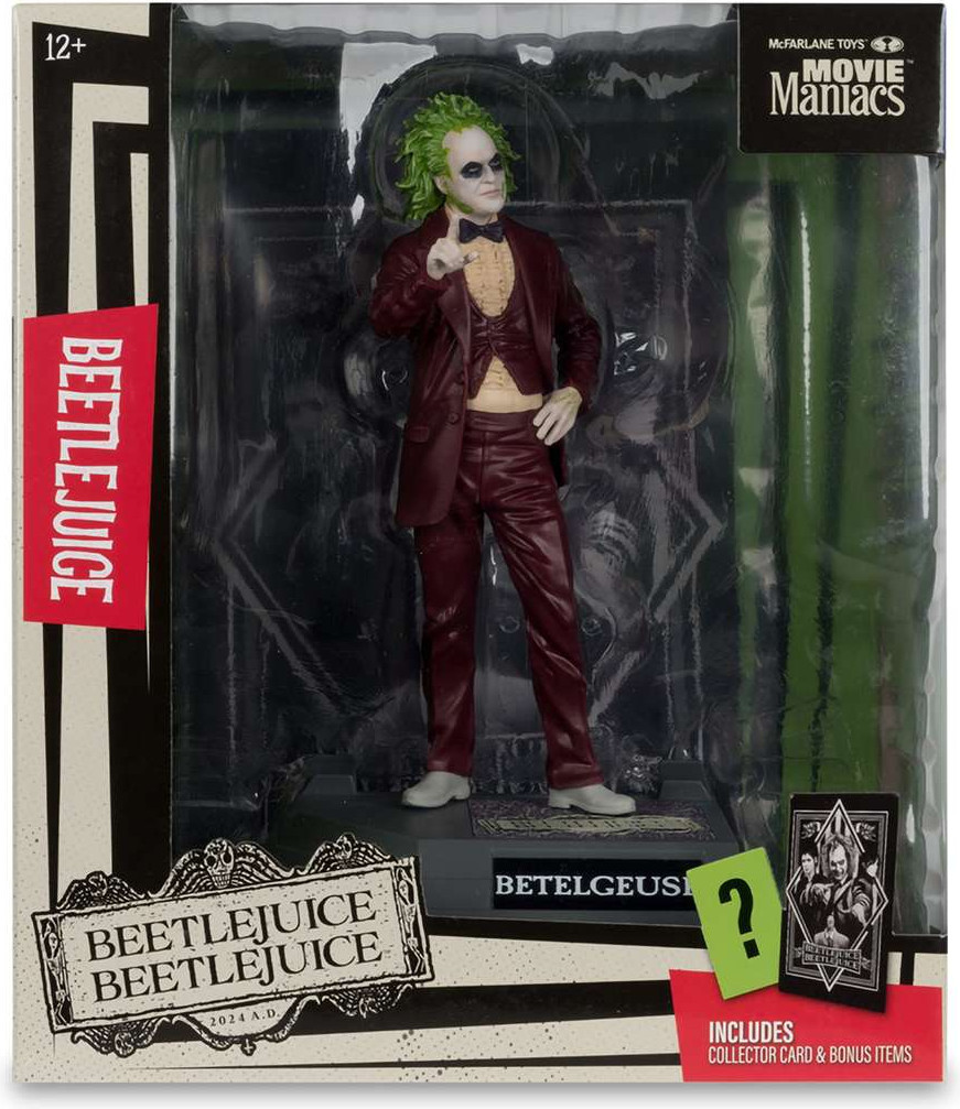 Фигурка коллекционная McFarlane Toys Movie Maniacs. Beetlejuice 2 / MFT175 — фото 2