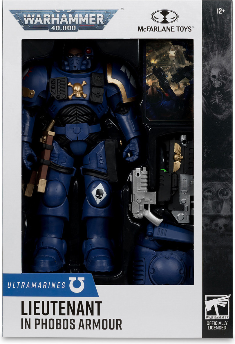 Фигурка коллекционная McFarlane Toys Warhammer 40000. Lieutenant In Phobos Armor Wv11 / MFT190 — фото 2