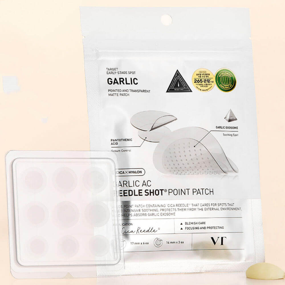 Маска-патч для лица Vt Cosmetics Garlic AC Reedle Shot Point Patch (9шт) — фото 2
