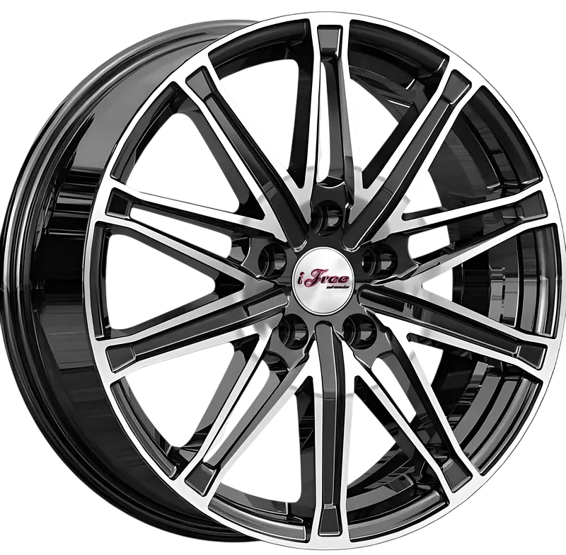 Литой диск iFree Виар (КС1065) 17x6.5" 5x112мм DIA 57.1мм ET 45мм Блэк джек