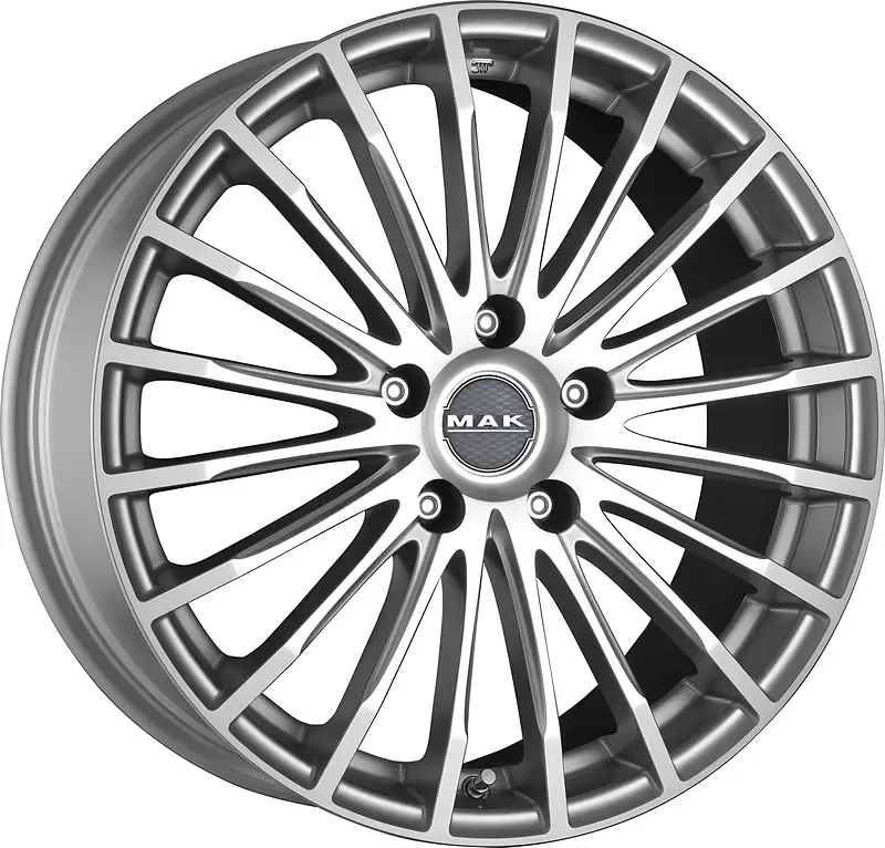 Литой диск MAK Fatale 17x7.5" 5x120мм DIA 72.6мм ET 30мм Silver