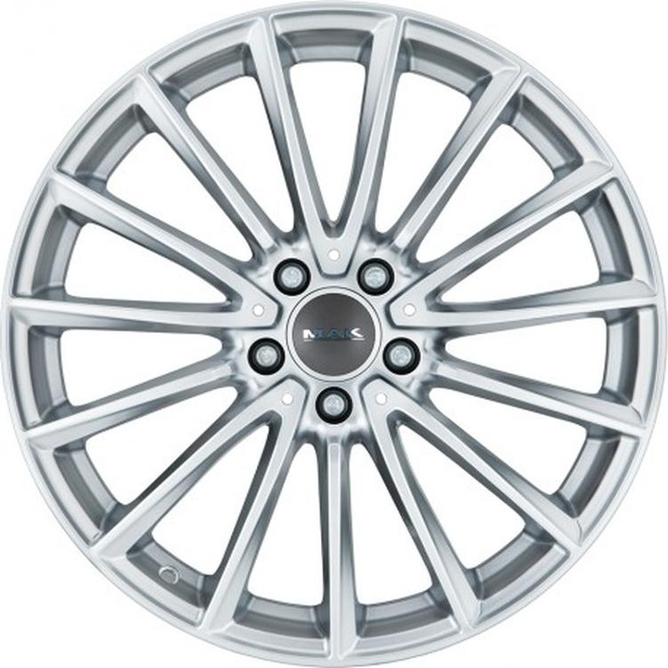 Литой диск MAK Komet 17x7.5" 5x112мм DIA 66.6мм ET 40мм Silver — фото 2