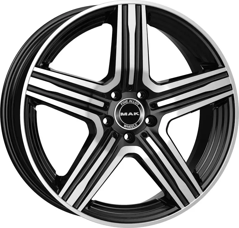 Литой диск MAK Lewis 19x8" 5x112мм DIA 66.6мм ET 40мм Black Mirror
