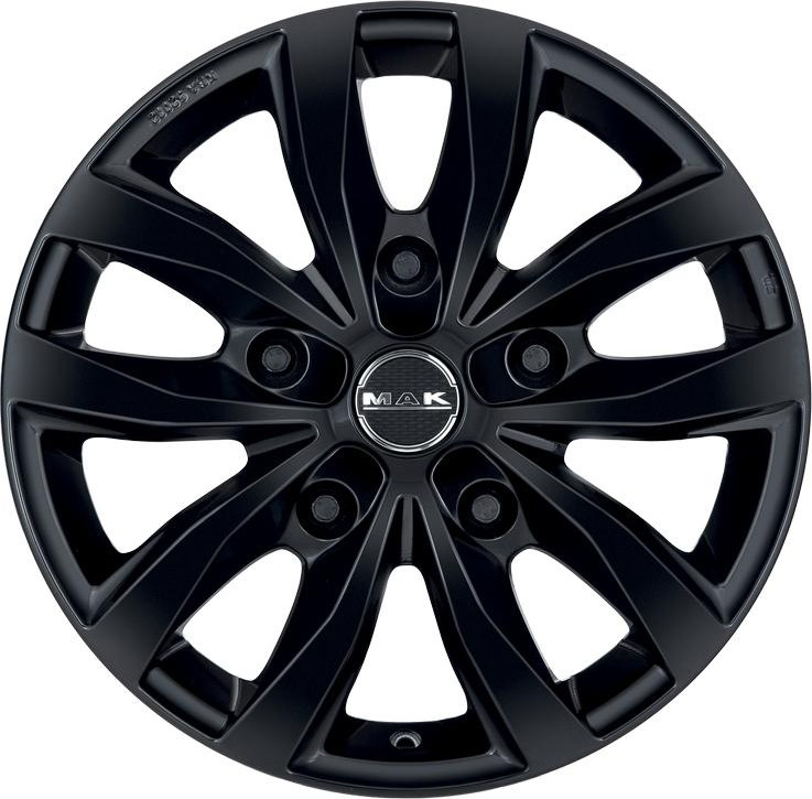Литой диск MAK Load 5 17x7" 5x120мм DIA 65.1мм ET 55мм Gloss Black — фото 3