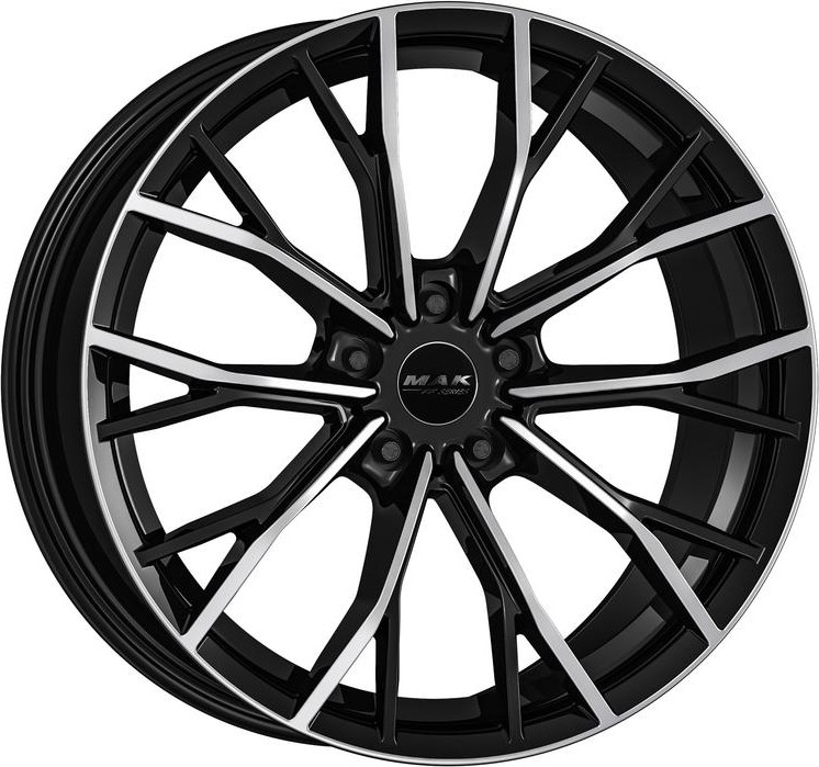 Литой диск MAK Mark 19x8" 5x112мм DIA 66.6мм ET 30мм Black Mirror