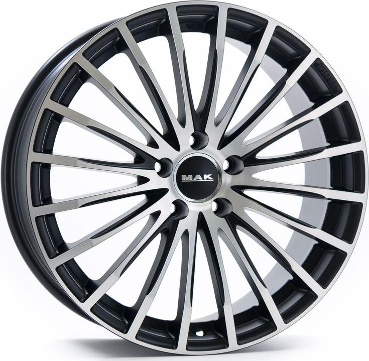 Литой диск MAK Starlight 18x8" 5x112мм DIA 66.6мм ET 25мм Ice Black