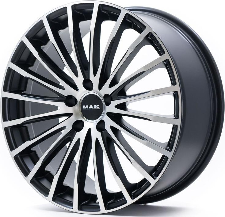 Литой диск MAK Starlight 18x8" 5x112мм DIA 66.6мм ET 25мм Ice Black — фото 2