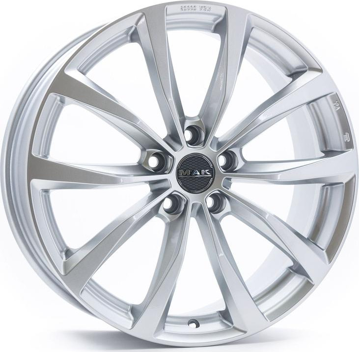 Литой диск MAK Wolf 18x8" 5x112мм DIA 57.1мм ET 30мм Silver