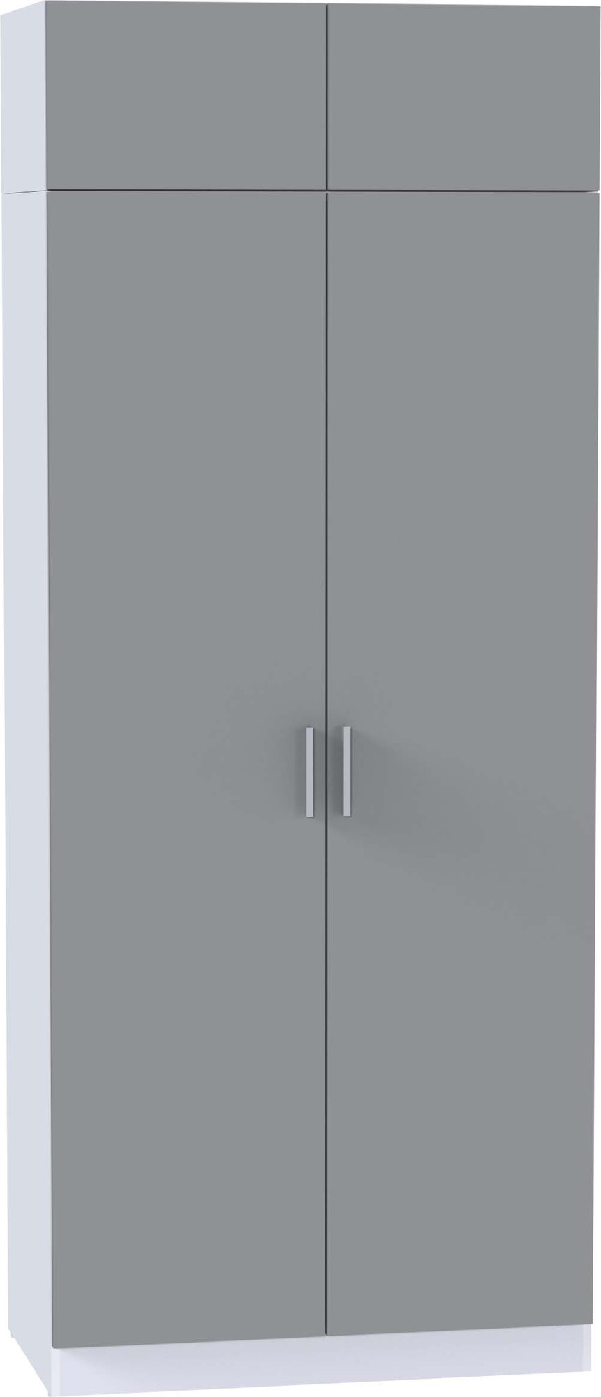 Шкаф Интермебель МР-27 580 (шиншилла серая)