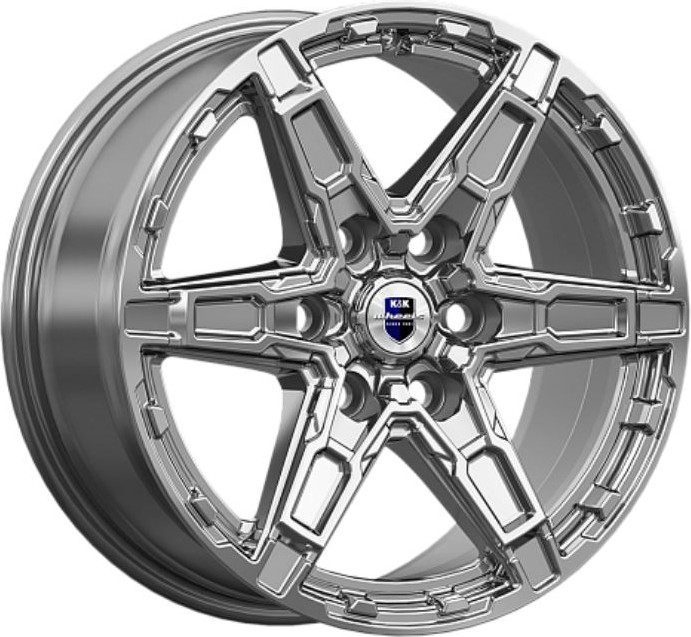 Литой диск K&K Дистрикт 18x8" 6x139.7мм DIA 106.1мм ET 25мм Дарк платинум