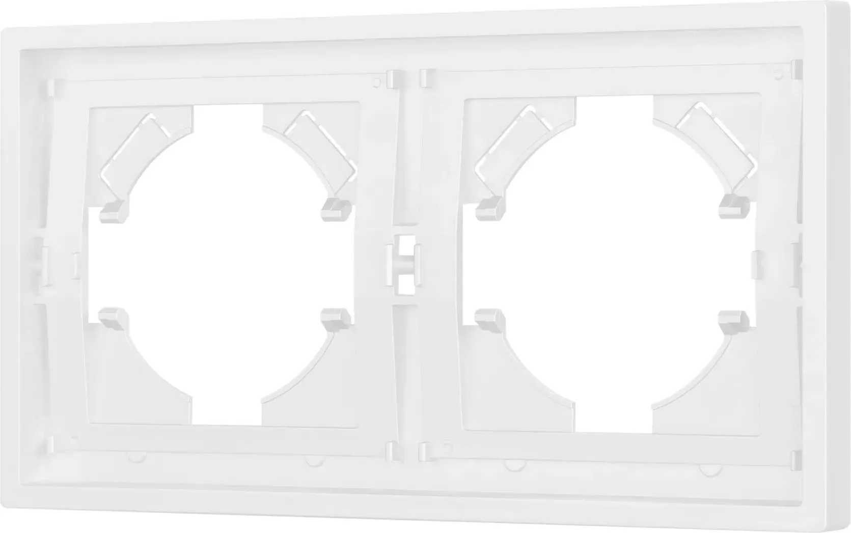 Рамка для выключателей и розеток Arlight FRM-TENDO-PL-2-WH / 053839