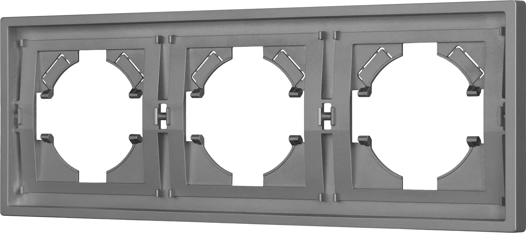 Рамка для выключателей и розеток Arlight FRM-TENDO-PL-3-GR / 053845