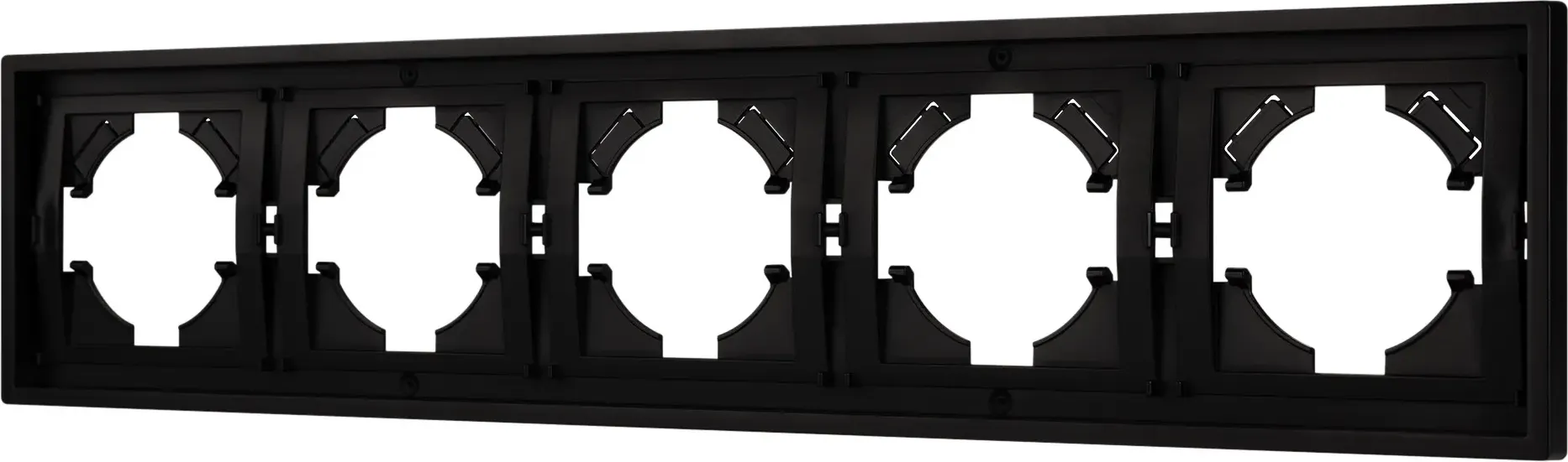 Рамка для выключателей и розеток Arlight FRM-TENDO-PL-5-BK / 053852