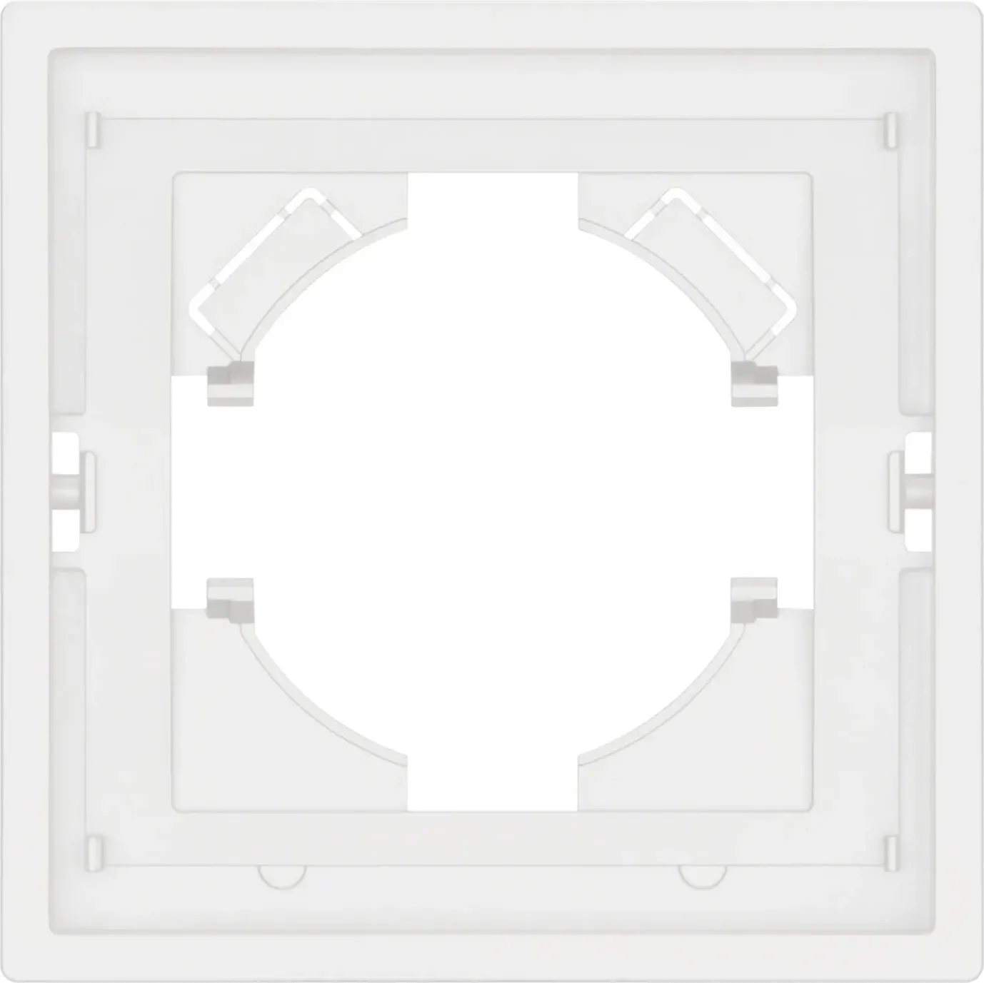 Рамка для выключателей и розеток Arlight FRM-TENDO-SFPL-1-WH / 054645 — фото 2