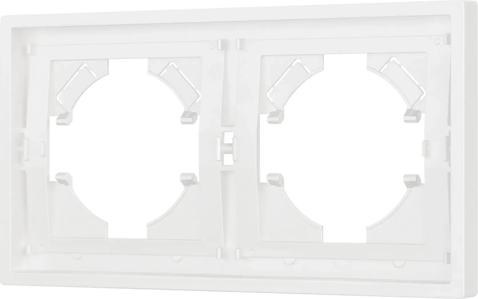 Рамка для выключателей и розеток Arlight FRM-TENDO-SFPL-2-WH / 054649