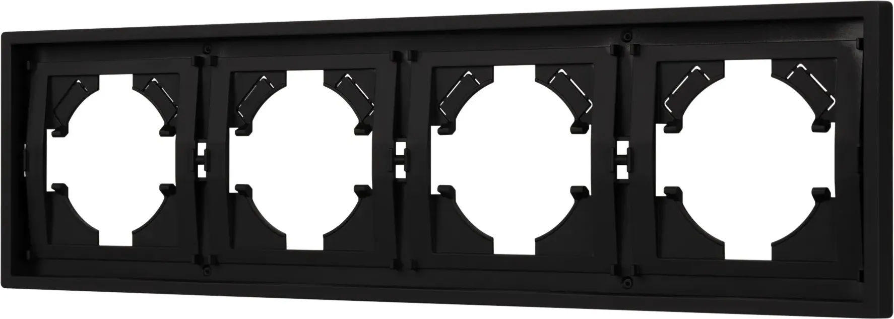 Рамка для выключателей и розеток Arlight FRM-TENDO-SFPL-4-BK / 054654