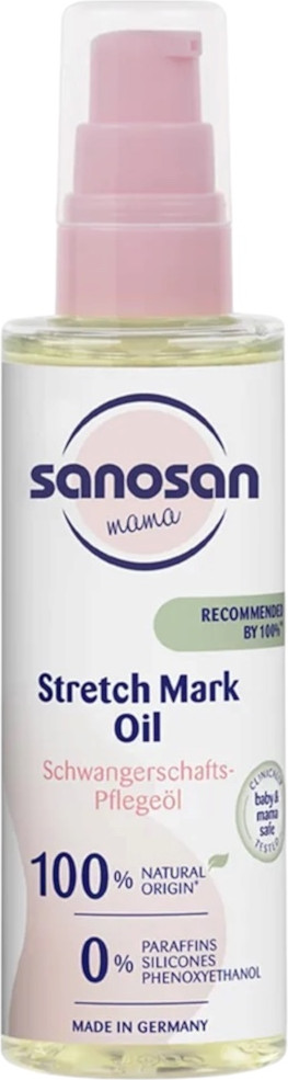 Косметическое масло для мам Sanosan Против растяжек 40894060 (100мл)