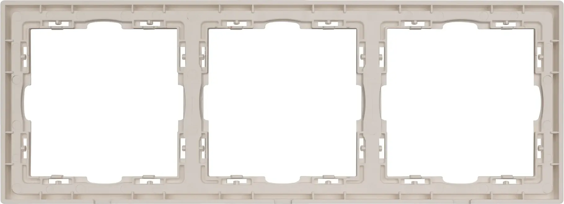 Рамка для выключателей и розеток Arlight FRM-NOBE-SFPL-3-CA / 059458 — фото 3