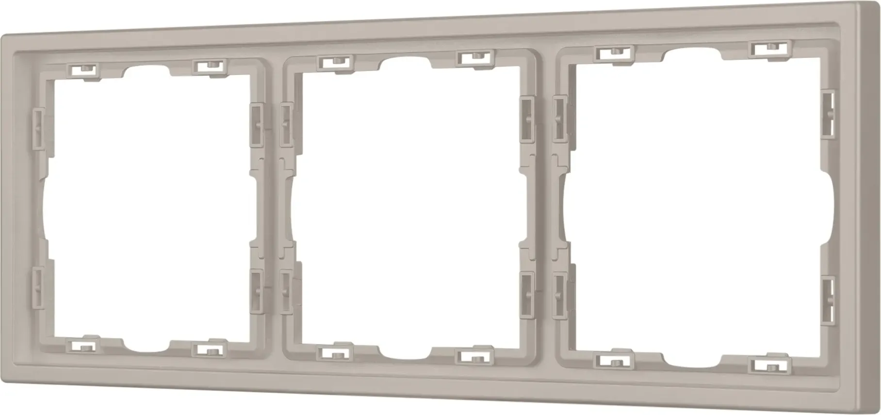 Рамка для выключателей и розеток Arlight FRM-NOBE-SFPL-3-CA / 059458
