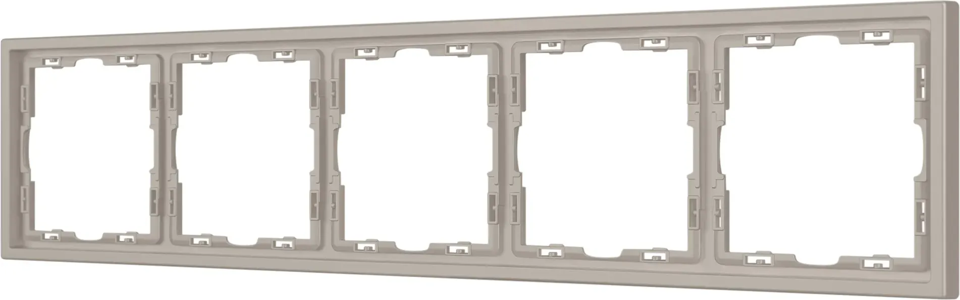 Рамка для выключателей и розеток Arlight FRM-NOBE-SFPL-5-CA / 059462