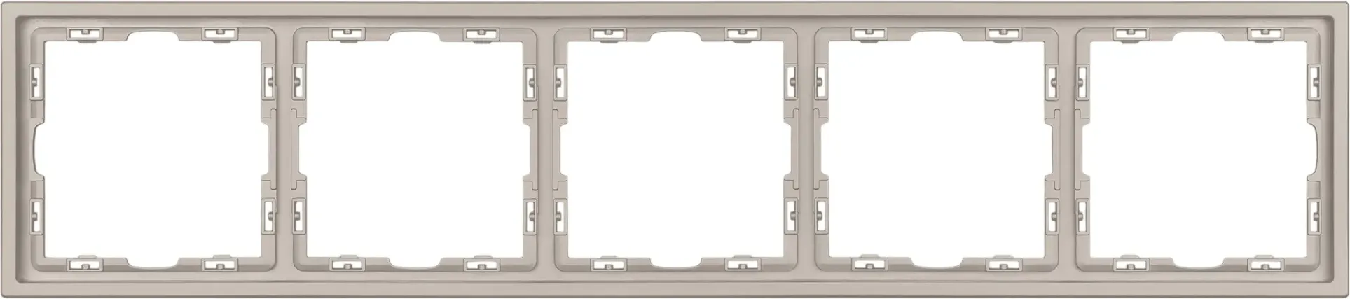 Рамка для выключателей и розеток Arlight FRM-NOBE-SFPL-5-CA / 059462 — фото 3