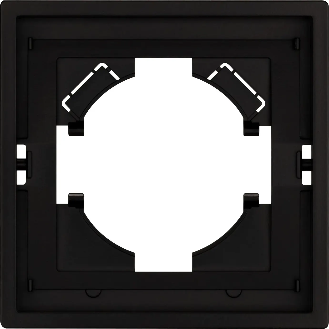 Рамка для выключателей и розеток Arlight FRM-TENDO-PL-1-BK / 053836 — фото 3