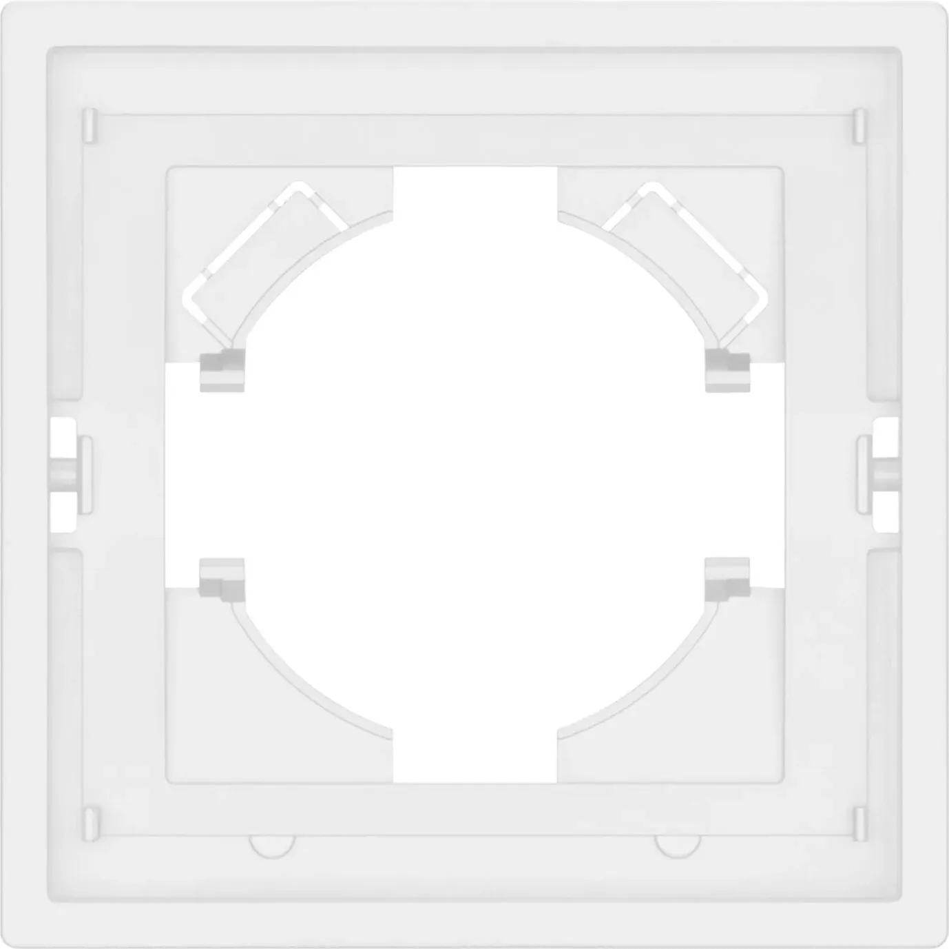 Рамка для выключателей и розеток Arlight FRM-TENDO-PL-1-WH / 053835 — фото 2