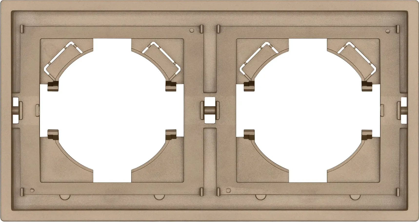 Рамка для выключателей и розеток Arlight FRM-TENDO-PL-2-GD / 053842 — фото 3