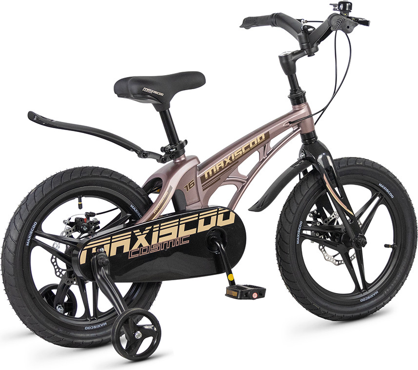 Детский велосипед Maxiscoo Cosmic Deluxe 16 2026 / MSC-C1655D (бронзовый матовый) — фото 4