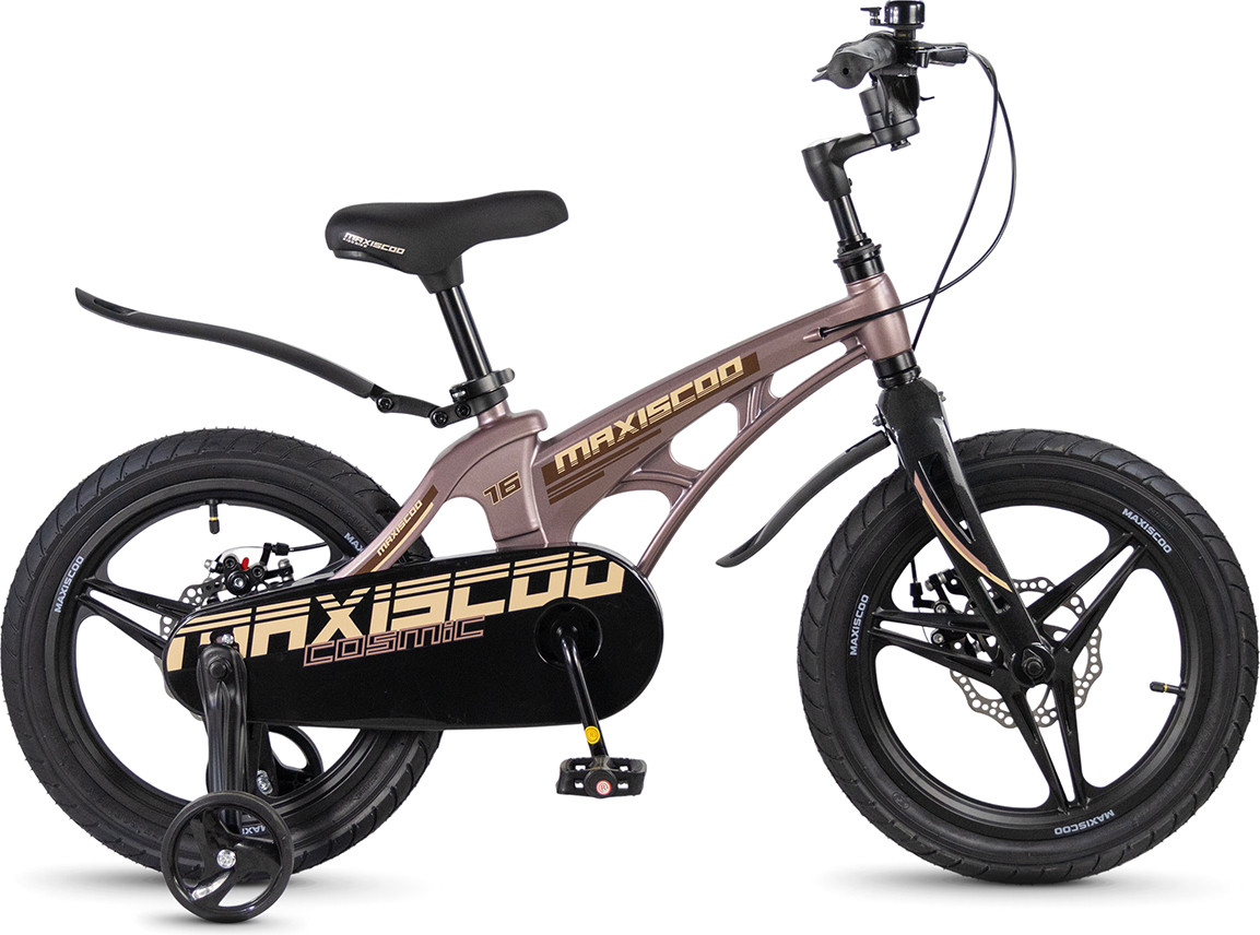 Детский велосипед Maxiscoo Cosmic Deluxe 16 2026 / MSC-C1655D (бронзовый матовый)