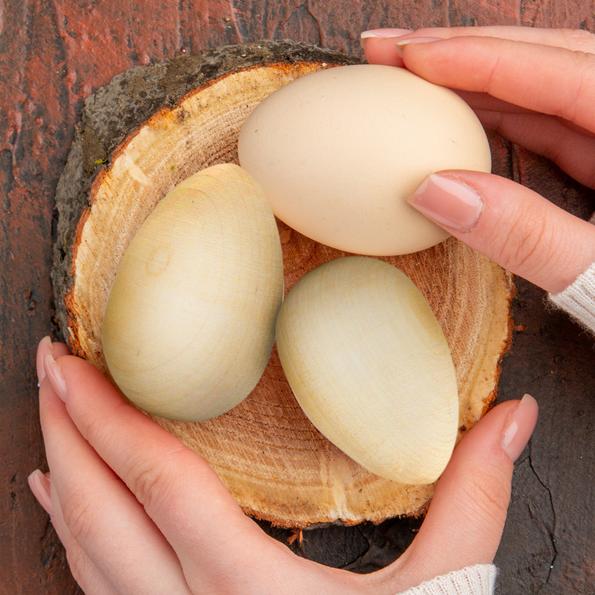Набор заготовок для творчества Брестская Фабрика Сувениров Яица / egg65_x12 (12шт) — фото 4