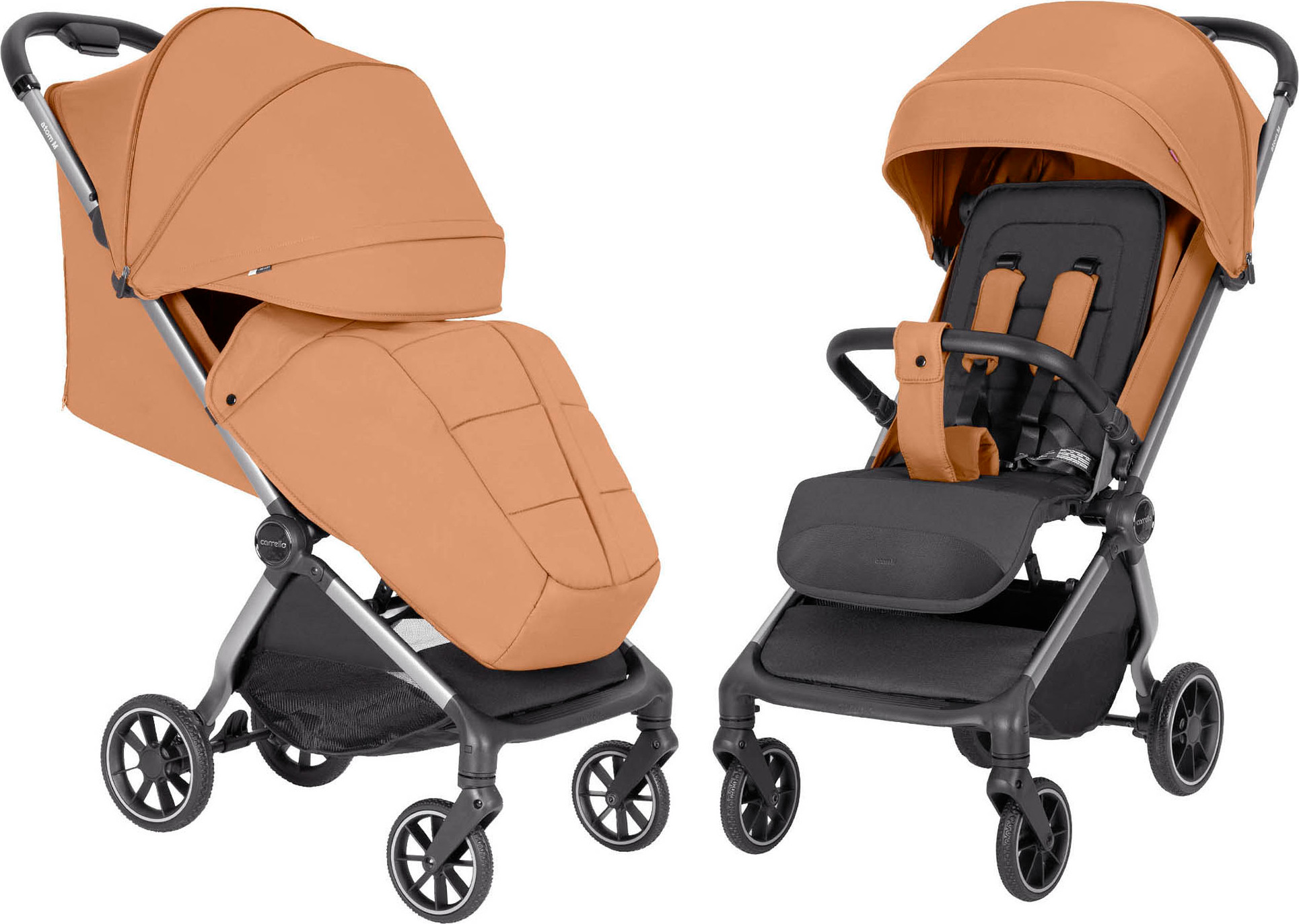 Детская прогулочная коляска Carrello Atom М / CRL-5527 (Mango Beige 2025) — фото 2